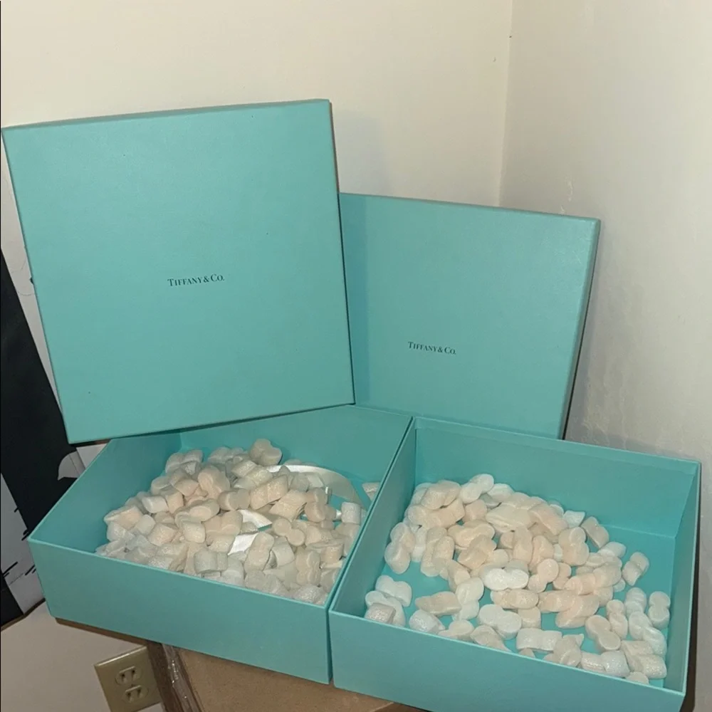 Tiffany & Co. Blue Gift Box Set of 2 - Picture 3 of 4